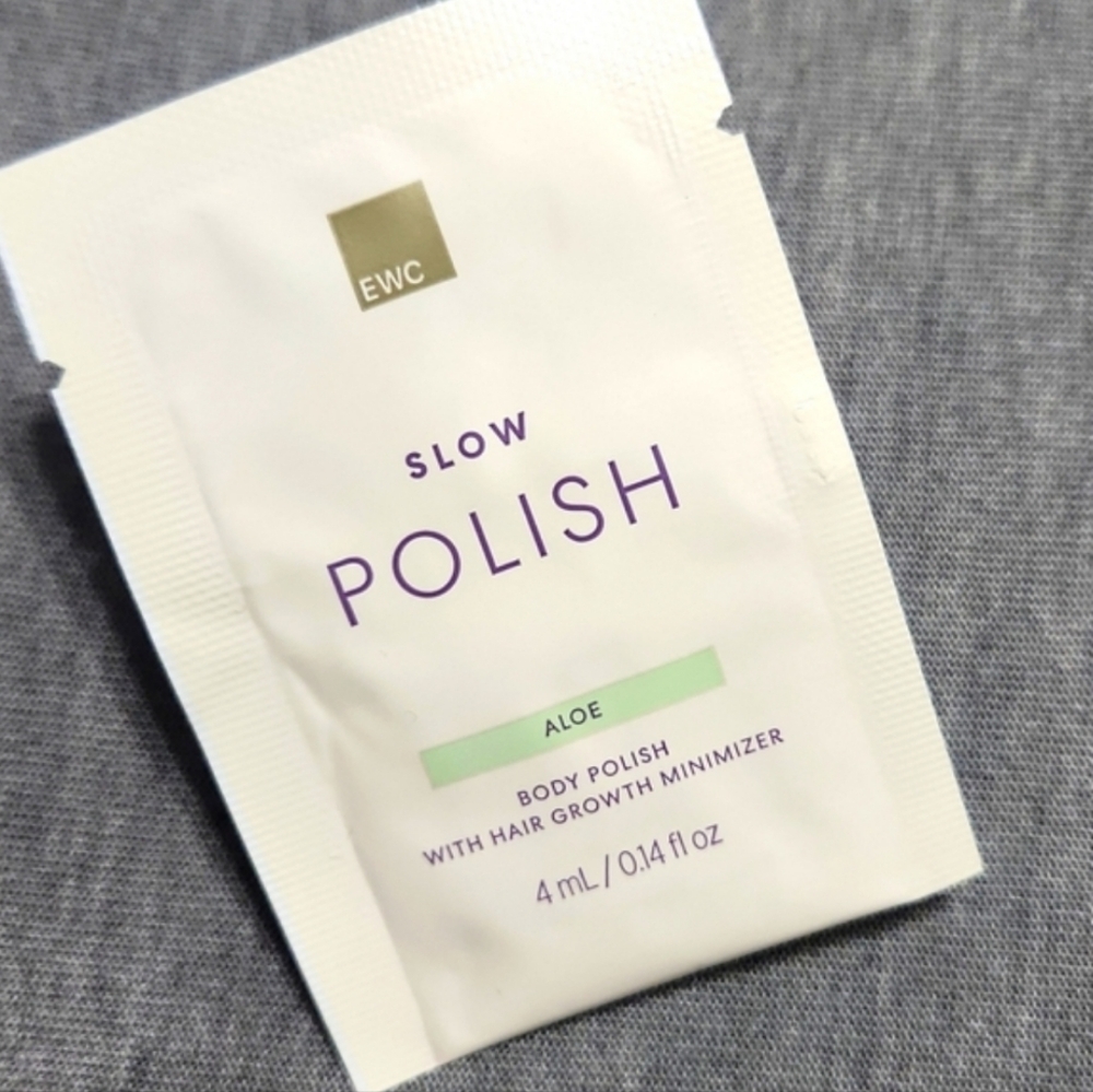 🔴European Wax Center Aloe "SLOW POLISH" Body Skincare After-Wax Exfoliant Scrub